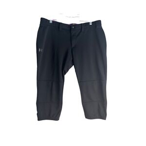 Under Armour Baseball Softball Pants Black XL Knickers Athletic Padded Knees